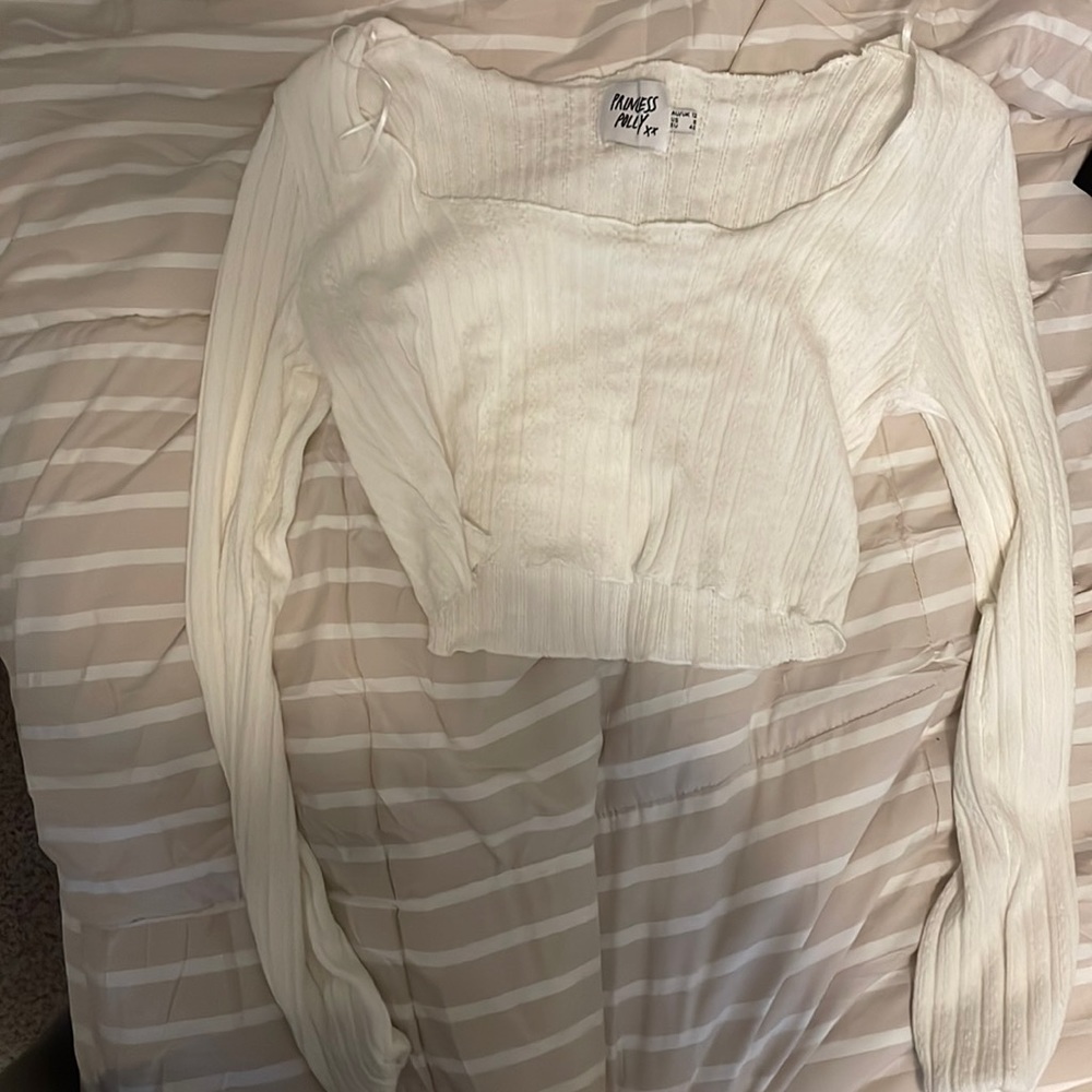 Princess Polly long sleeve crop top